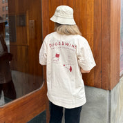 Off-White T-shirt - Dogs & Wine Make Everything Fine