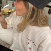 Off-White T-shirt - Dogs & Wine Make Everything Fine