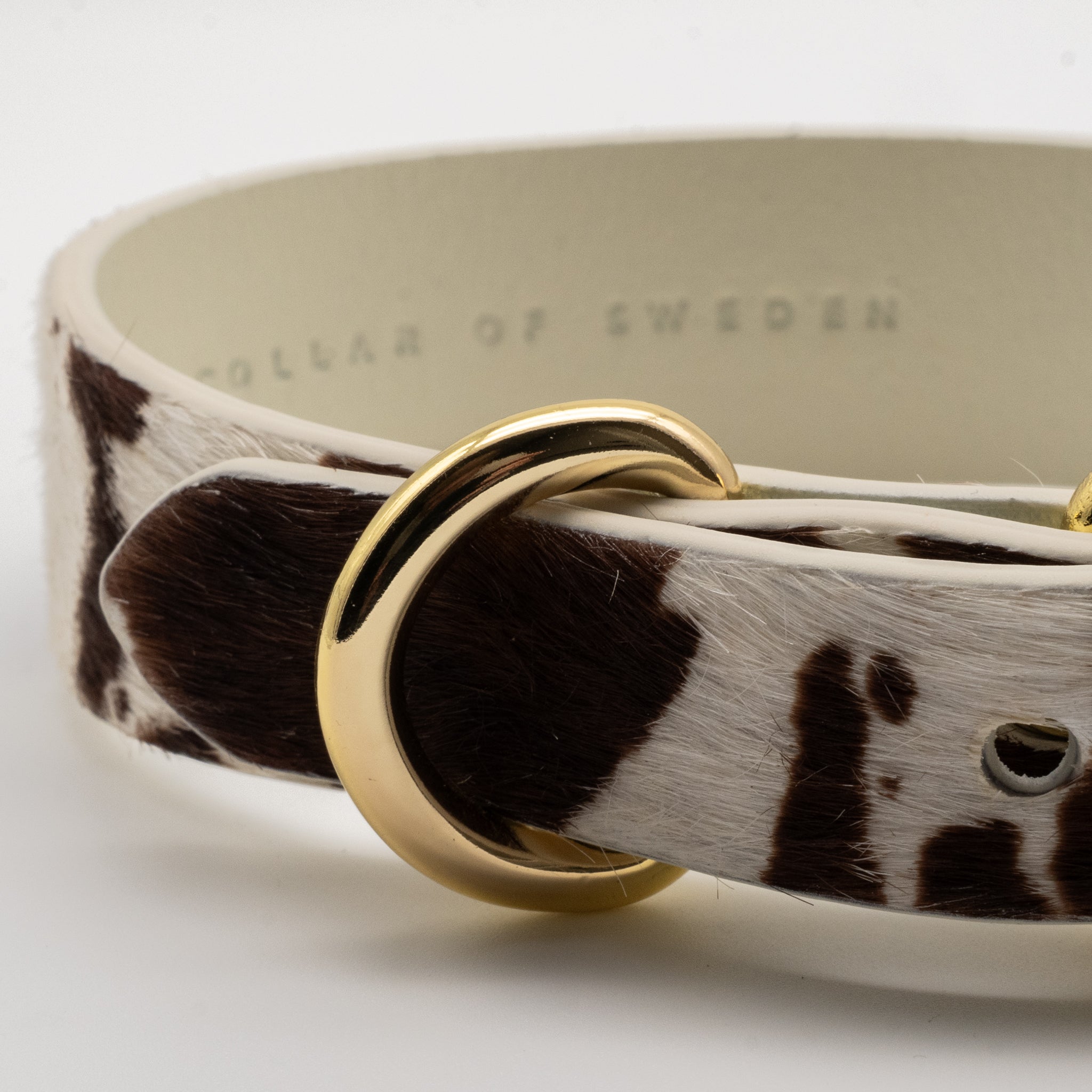 Cow Dog Collar Thin