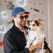 Dark Blue Denim Cap - The Dogfather