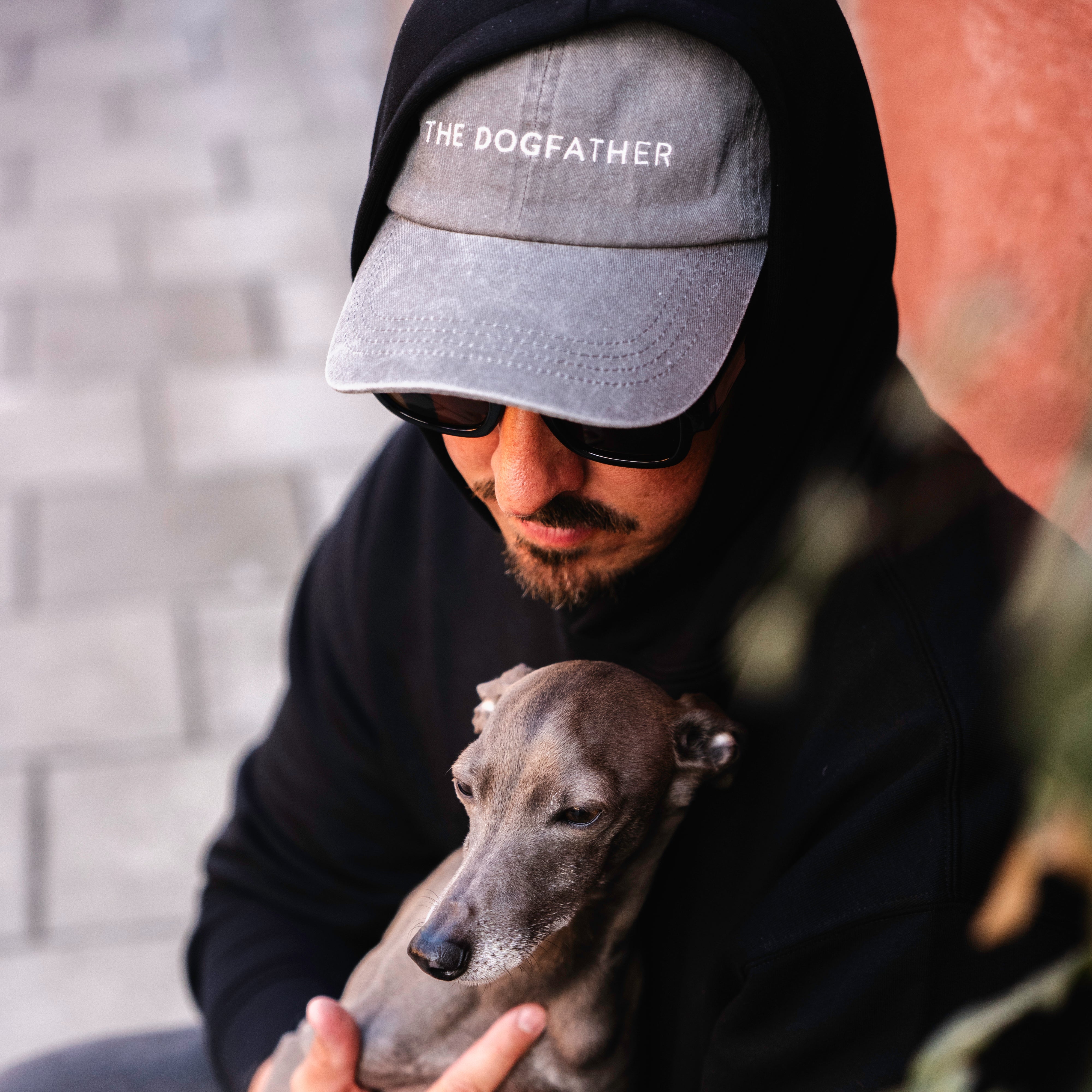 Harmaa denim-lippis - The Dogfather 