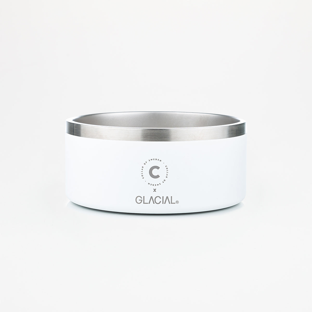 White Dog Bowl