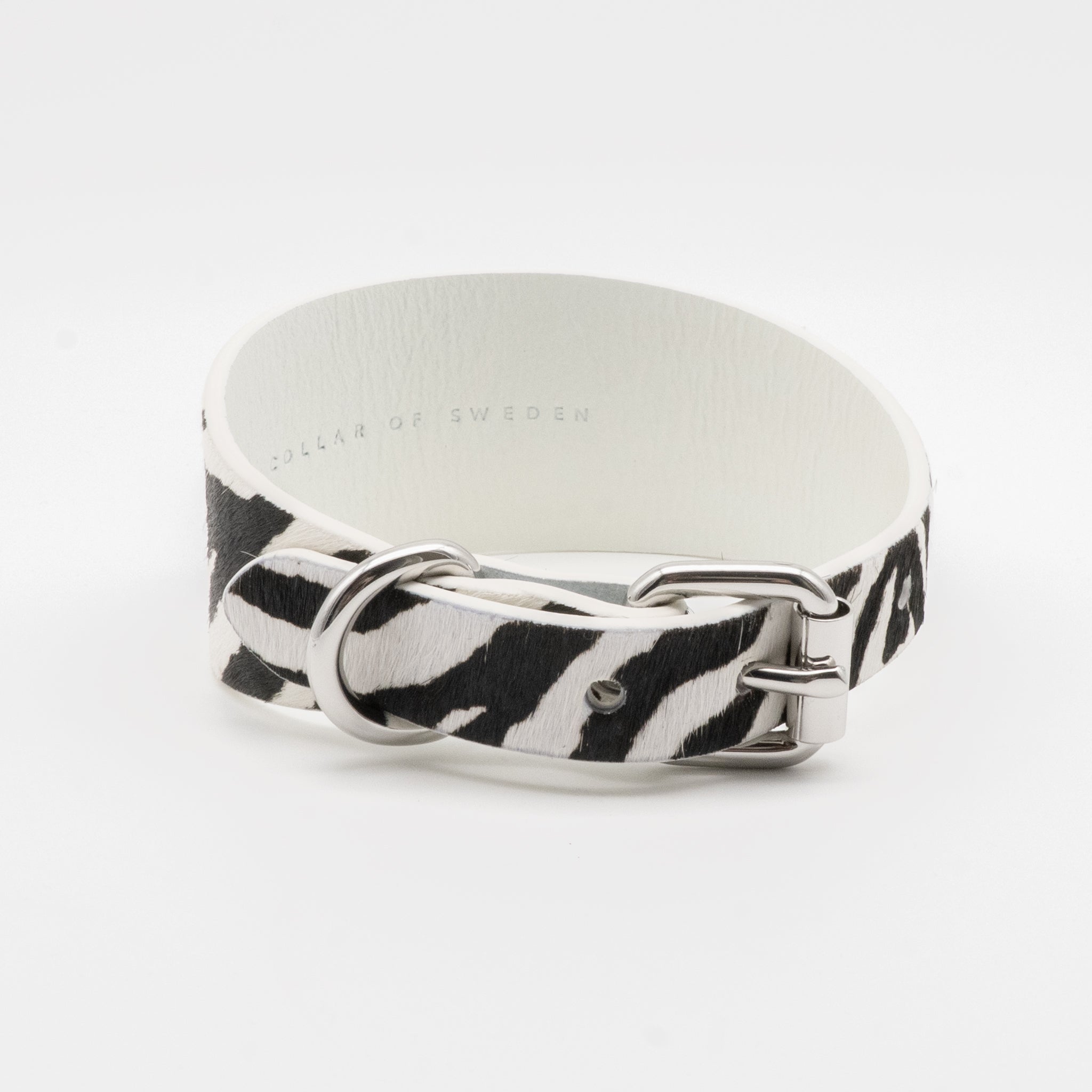 Zebra Dog Collar Wide