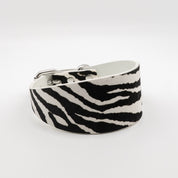 Zebra Dog Collar Wide